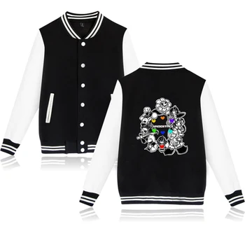 

Undertale Hip Hop Jacket Jacket Men streetwear casacas para hombre Printed Undertale baseball jackets plus size for men