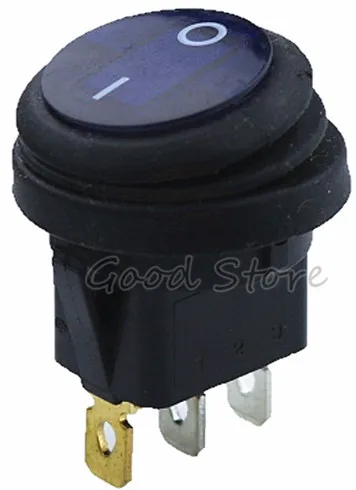 SPST 25A/12V Toggle Switch 2 Positions On-Off Red Button IP65 Aerzetix 