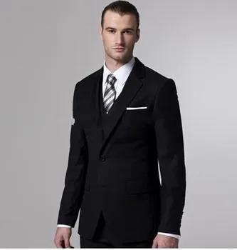 

2017 New Arrival Groom Tuxedos Notch Lapel Best man Suit Groomsman Suits Custom-made (Jacket+Pants+Vest) 3 Pieces Formal Suits