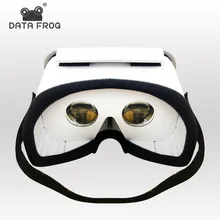 Data Frog New DIY Portable Virtual Reality VR Glasses Google Cardboard 3D Glasses VR Box For SmartPhones For Iphone X 7 8 VR