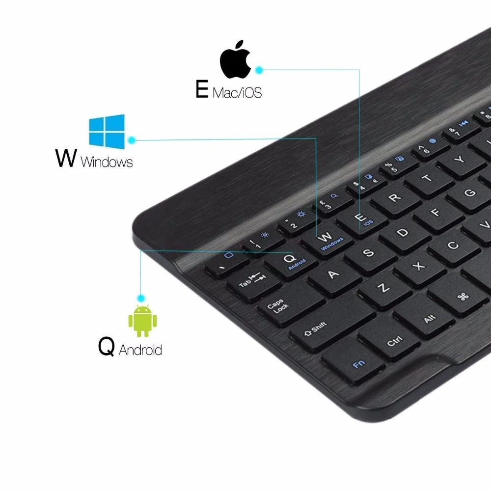Для iPad 9,7 A1822 A1823 Универсальный беспроводной Bluetooth чехол-клавиатура для iPad 5th 6th Air 2 клавиатура+ ручка