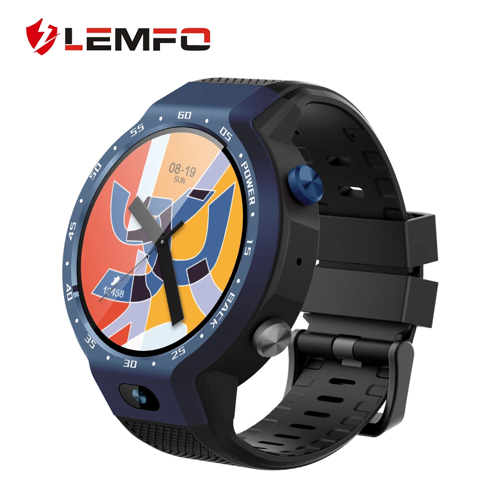

LEMFO LEM9 4G Smart Watch Dual Systems Android 7.1.1 LTE 4G Sim 5MP Front Camera GPS WIFI Heart Rate Smartwatch for Men Women
