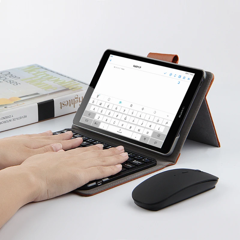 Case For Huawei Mediapad M5 lite 8.0 JDN2-W09 JDN2-AL00 Bluetooth keyboard Protective Cover PU Leat