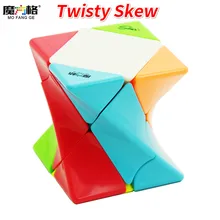 Qiyi mofangge Twisty детская головоломка-кубик Cubo Magico Qiyi Skew головоломка на скорость игрушки волшебная головоломка игрушечные кубики для детей не магнитные