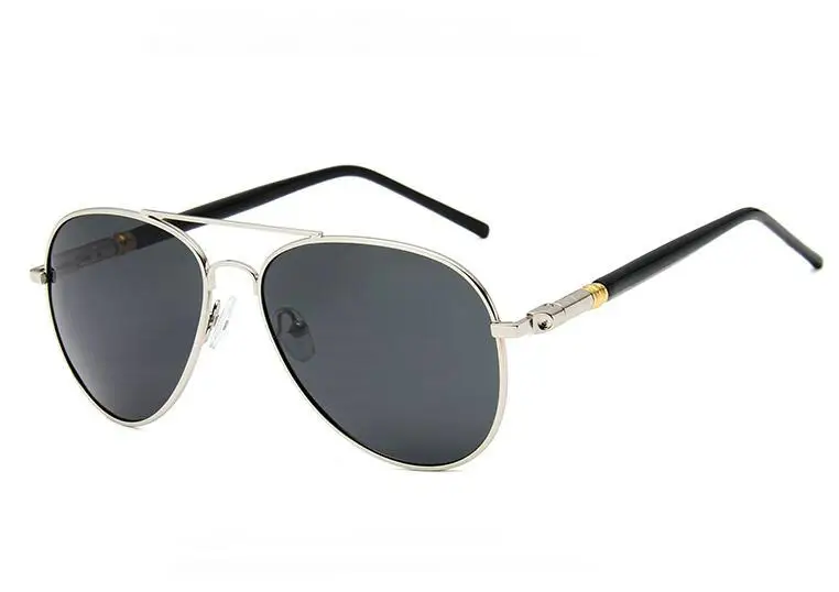 Роскошные брендовые Оригинальные Классические брендовые поляризационные солнцезащитные очки с металлической оправой 3025, мужские солнцезащитные очки для вождения, UV400 - Цвет линз: 3