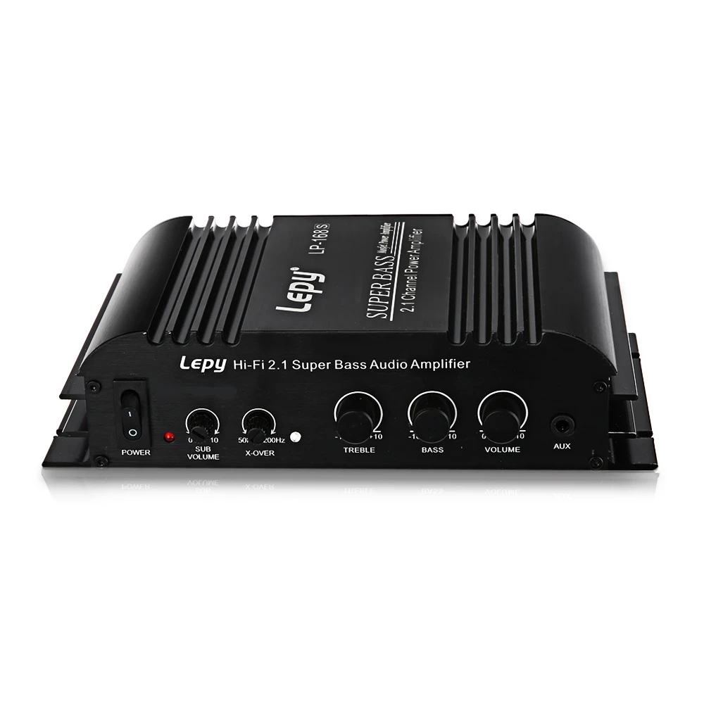 Lepy LP 168S 2.1 Channel Wired Mini Hi Fi Car Amplifier