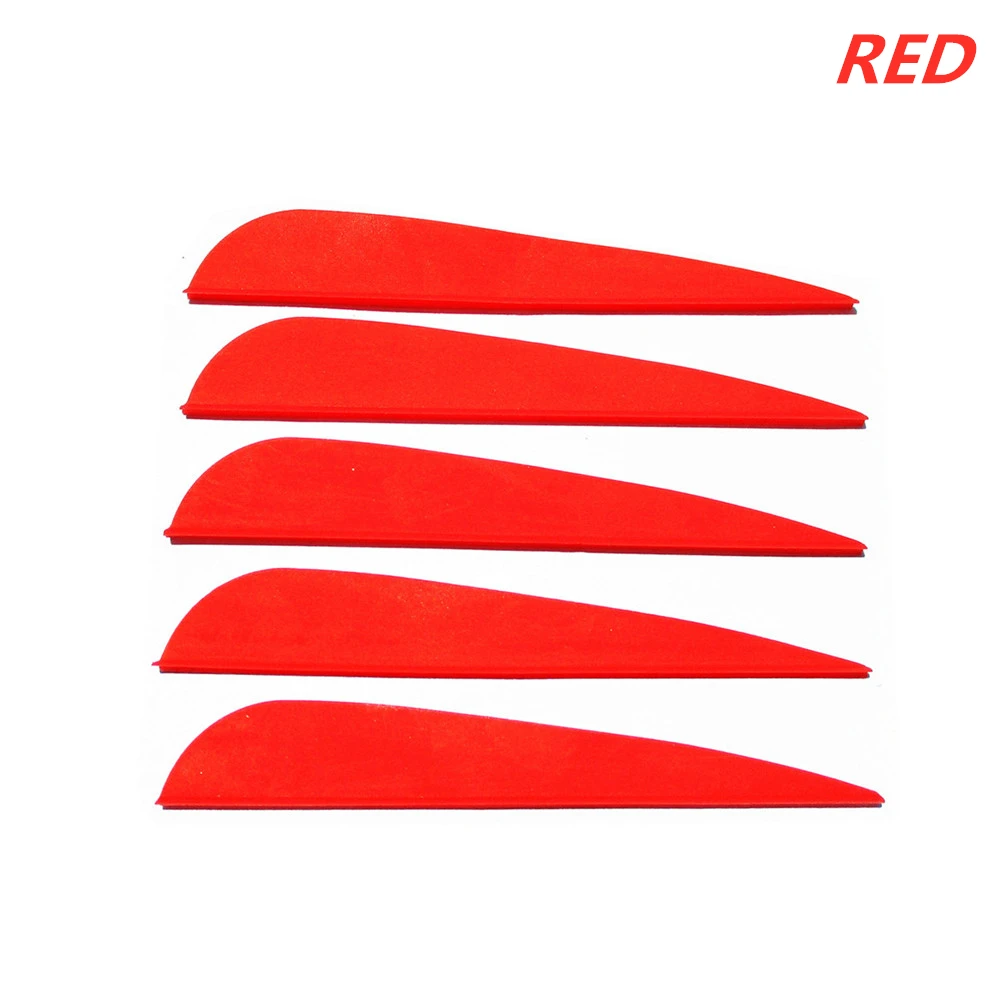 4inch Arrows Vanes Red