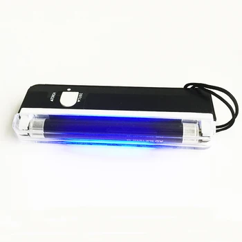 

Handheld UV Leak Money Detector UV Light Bank Note Test Currency White LED Flashlight Torch AA battery Small Black Light Lampe