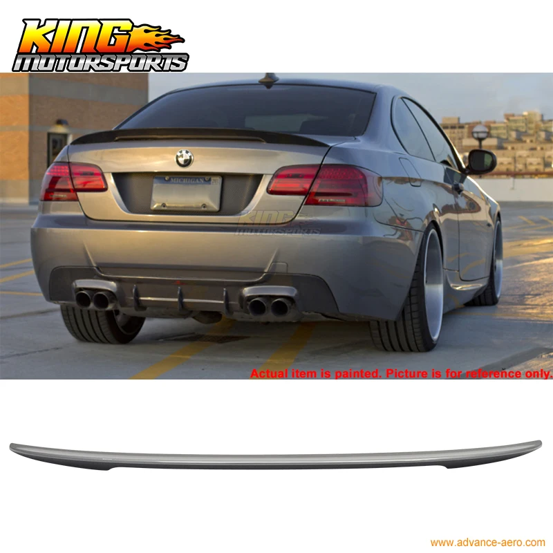 For 07 13 BMW E92 Coupe 3 Series Rear Trunk Spoiler Painted A52 Space