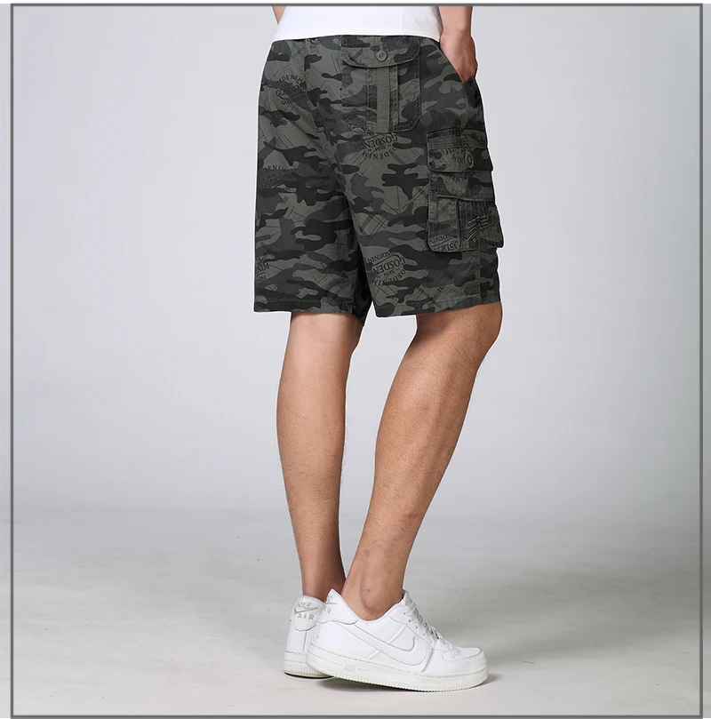 Summer Man Casual Shorts Camouflage Colour Boardshorts Men Adjustable Elastic Band Waist Short Male Leisure Bottoms 3XL 4XL (5)