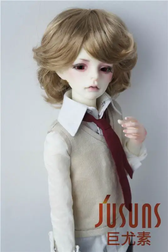 JD075 1/4 BJD парики SD с плавным вырезом кукла парики 7-8 дюймов кукольный парик игрушка кукольный парик аксессуары