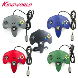 Xunbeifang 10 шт. длинной ручкой проводной Игры геймпад джойстик для Nintendo для N64