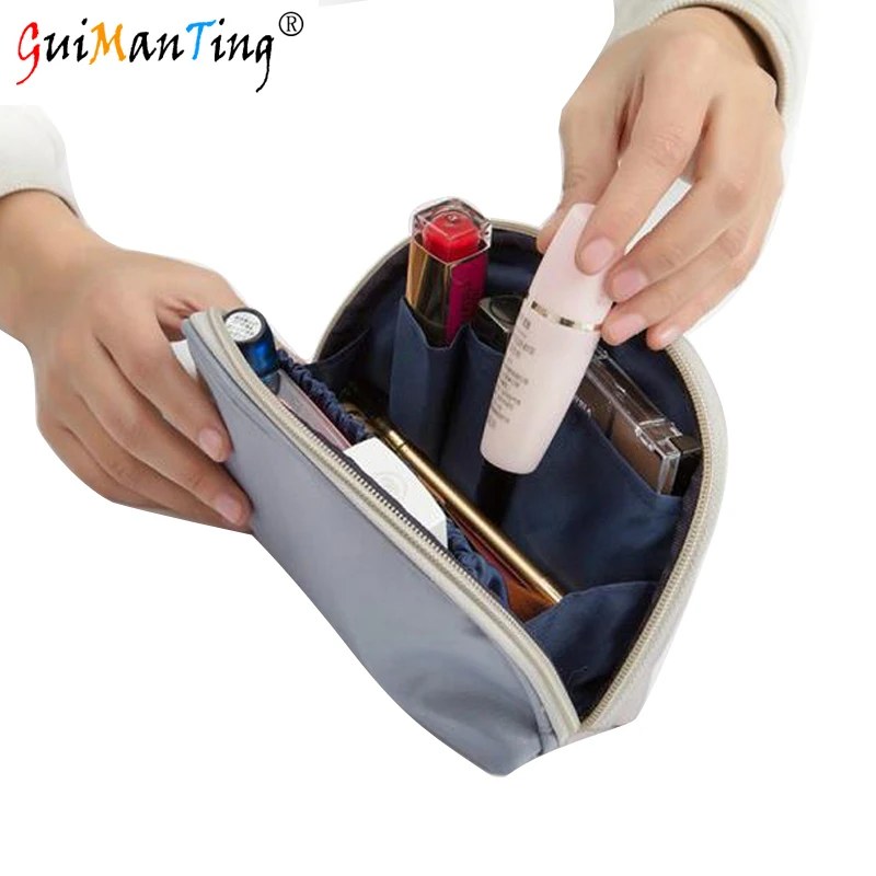 

Women Mini Cosmetic Bags Waterproof Nylon Zipper Makeup Luxury Travel Ladies Make Up Case Necessaries Toiletry Storage Organizer