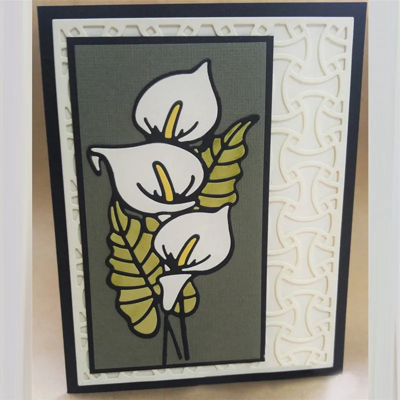 

GJCrafts Flower Dies Leaves Metal Cutting Dies for Scrapbooking New 2019 Die Cuts for Card Making Album Embossing Craft Dies