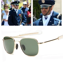 Hot LVVKEE brand Classic Men high quality Colored AO Polarized sunglasses army UV400 oculos Gafas male Driving UV400 Sun GLasses
