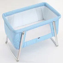 Роскошная детская колыбель, складная колыбель, портативная Колыбель из алюминиевого сплава для новорожденных