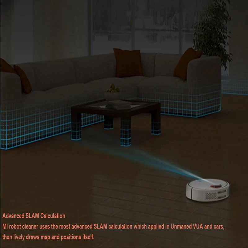 XIAOMI MI Robot Vacuum Cleaner for Home Automatic Sweeping Dust Sterilize Smart Planned Mobile App Remote Control
