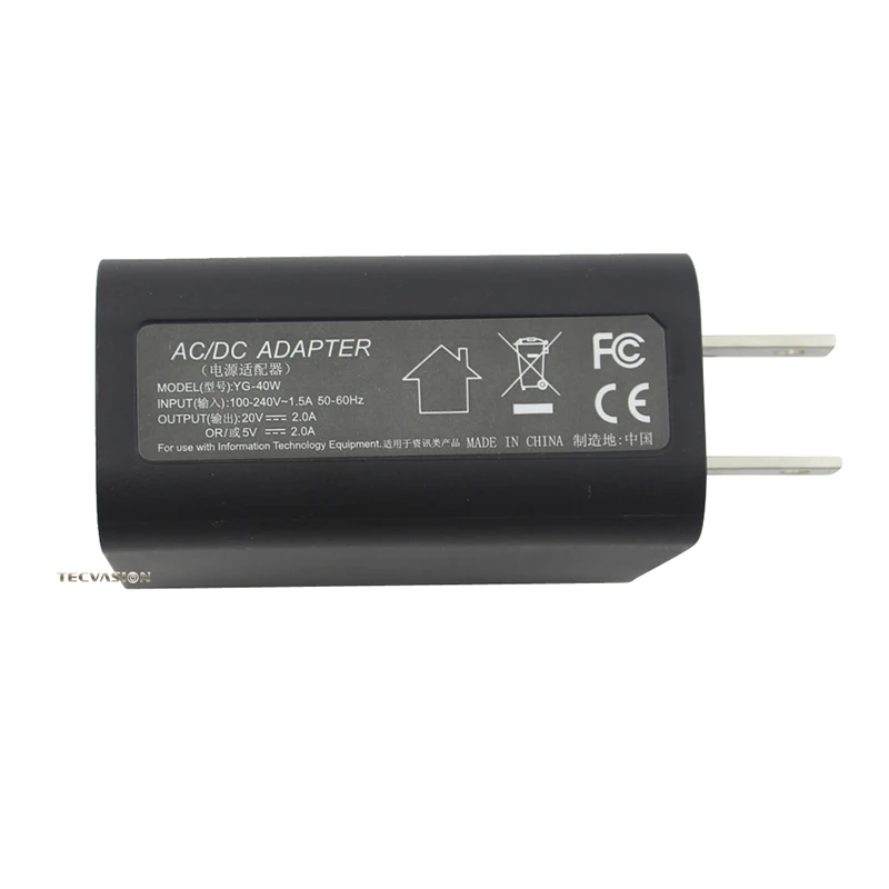 20 V 2A 5 V 2A USB AC الطاقة محوّل لأجهزة لينوفو اليوغا 3 برو 13-5Y70 13-5Y71 اللوحي شاحن 36200566 ADL40WCG ADL40WCH 36200567
