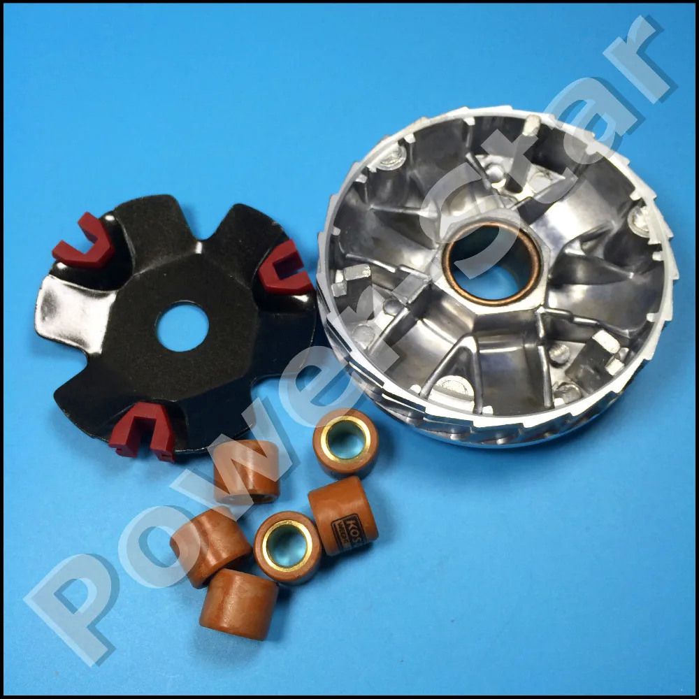 

KOSO High Performance Variator Set with Copper Rollers For Most Chinese 50cc GY6 Scooter Honda Dio ZX Spare Parts