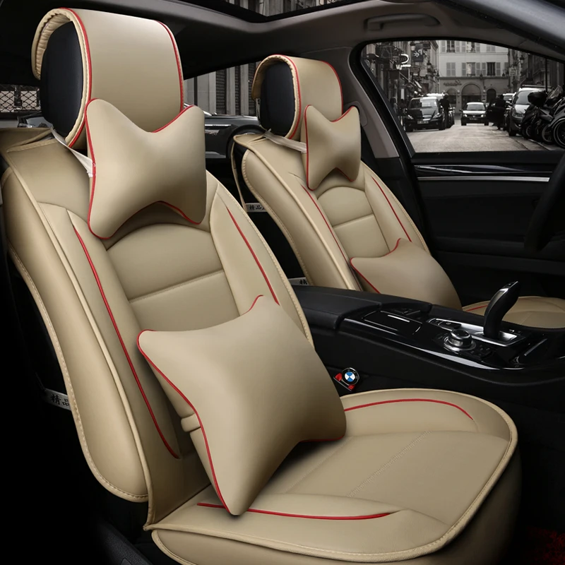 

New Luxury PU Leather Auto Universal Car Seat Covers Automotive Seat Covers for Ford mondeo Focus 2 3 kuga Fiesta Edge Explorer