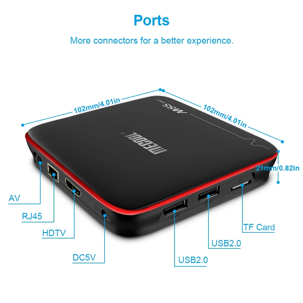 MECOOL تي في بوكس أندرويد 2G RAM 16G ROM Amlogic S905W 2.4 Ghz WiFi M8S برو W مربع التلفزيون الذكية 4 K HD h.265 100 M مشغل الوسائط مجموعة أعلى مربع MECOOL تي في بوكس أندرويد 2G RAM 16G ROM Amlogic S905W 2.4 Ghz WiFi M8S برو W مربع التلفزيون الذكية 4 K HD h.265 100 M مشغل الوسائط مجموعة أعلى مربع
