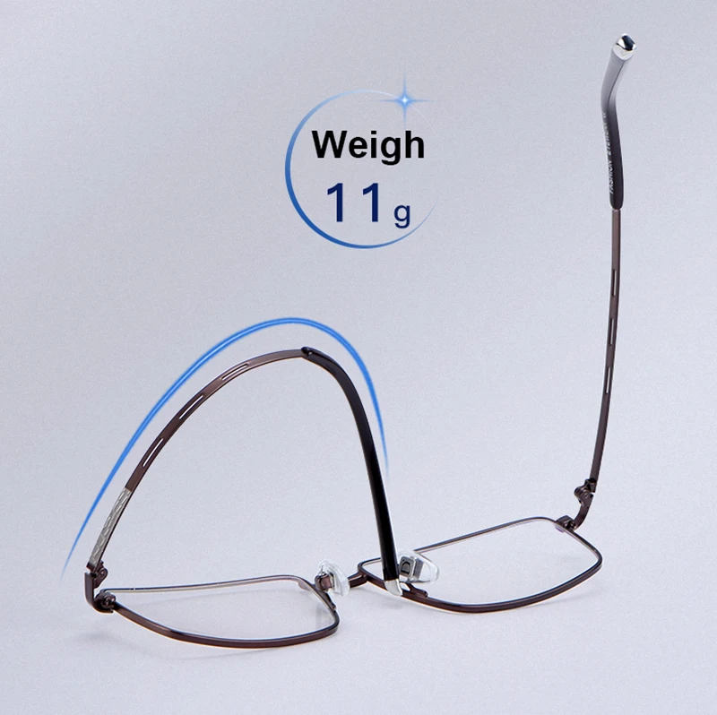Handoer оптические очки из сплава, оправа для мужчин, очки, очки, оптическая оправа по рецепту, деловые очки F3099