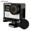 SOONSUN Standard Frame Mount Protective Housing Case + UV Lens Protector + Len Cap Cover for GoPro Hero 4 3+ 3 Go Pro Accessory ► Photo 1/6
