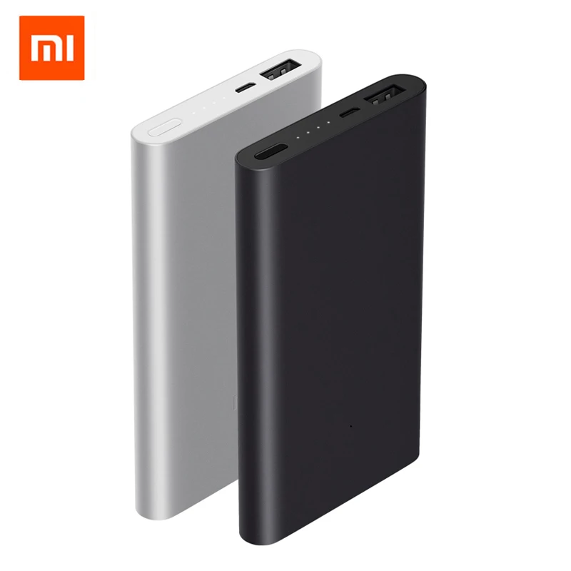 Xiaomi Mi запасные аккумуляторы для телефонов 2 10000 мАч Quick Charge мощность банк