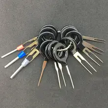 11 шт. автомобильный терминал инструмент для удаления разблокировки разъем проводки экстрактор Съемник релиз булавки UH разъем клип забрать иглу с резиной