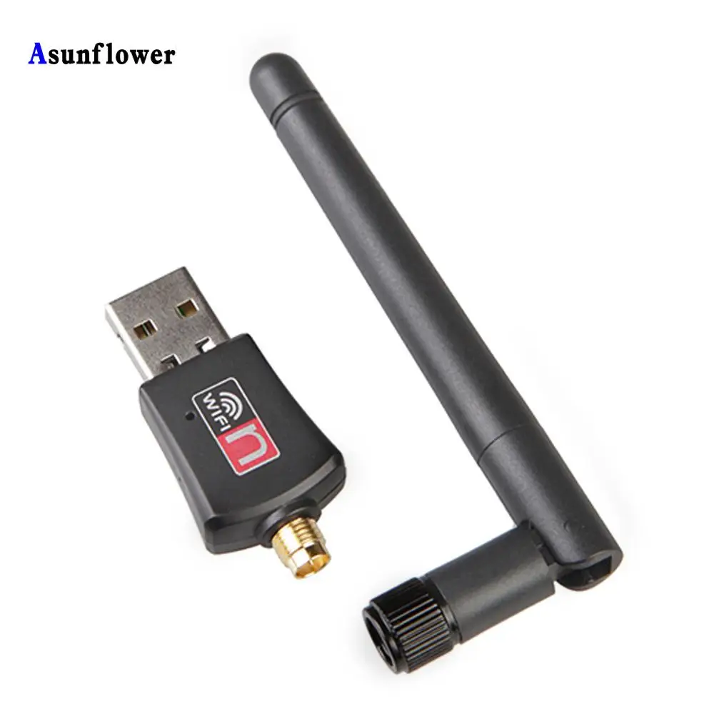 

300m signal enhanced mini wireless network card wifi portable receiver USB 2.0 adapter For Mac OS Windows 7 8 10 Vista XP Linux