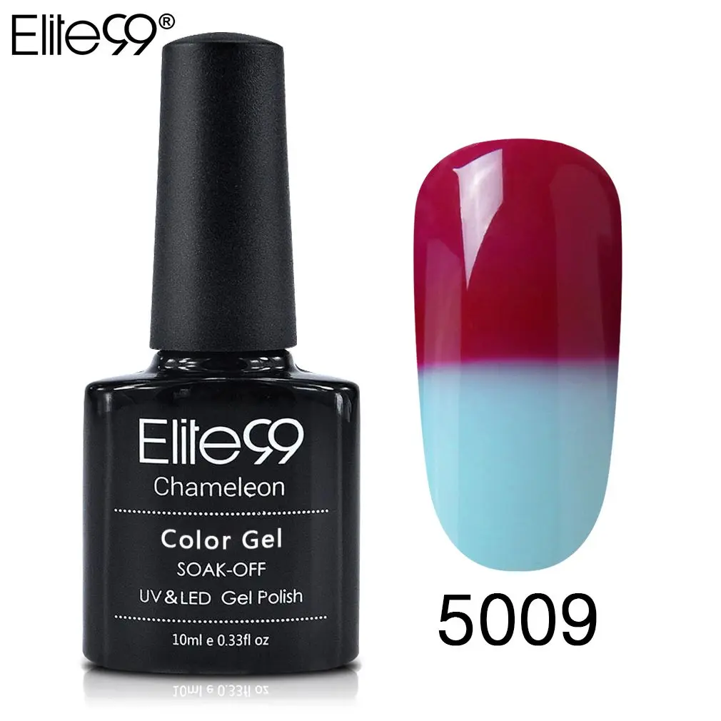 

Elite99 HOT Chameleon Temperature Change Color Changing Color Chameleon Nail Polish Use UV LED Curing Gel Lacquer 10ml