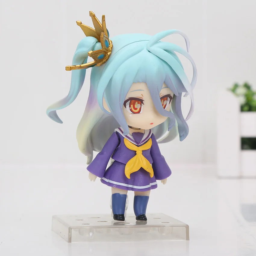 10 см без игры без жизни Широ Сора Джибрил Nendoroid 653 652 794 ПВХ фигурка модель детские игрушки кукла