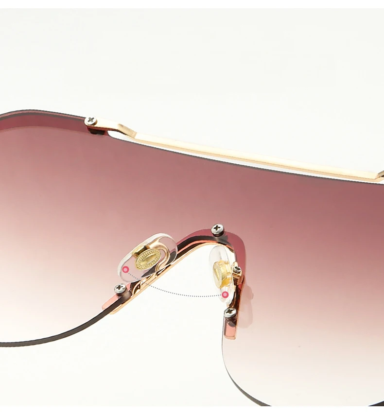 Негабаритные Роскошные цельные солнцезащитные очки, итальянский бренд, дизайнерские женские солнцезащитные очки, модные большие градиент оттенков