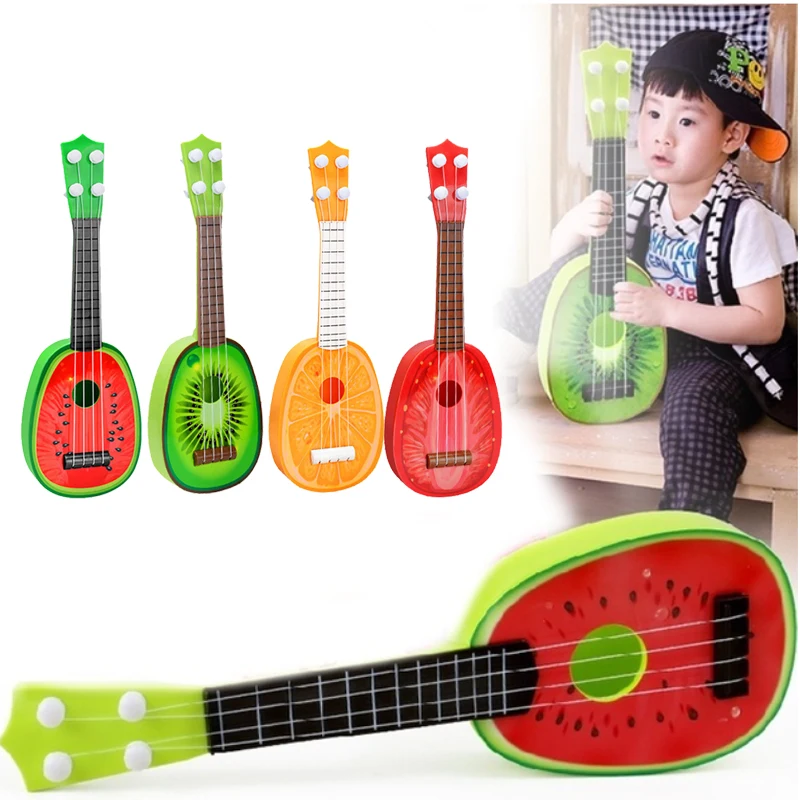 Ukulele Children Kids Learn Guitar Ukulele Creative Mini Fruit Can Play
