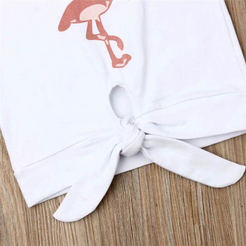 2 шт./лот Комплекты одежды для новорожденных девочек Хлопковые футболки с принтом