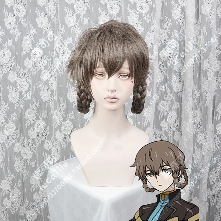 Anime Steins Gate 0 John Titor Hashida Suzu Amane Suzuha Cosplay Wig Brown Grey Mix Heat Resistant Synthetic Hair Wigs Wig Cap Anime Costumes Aliexpress