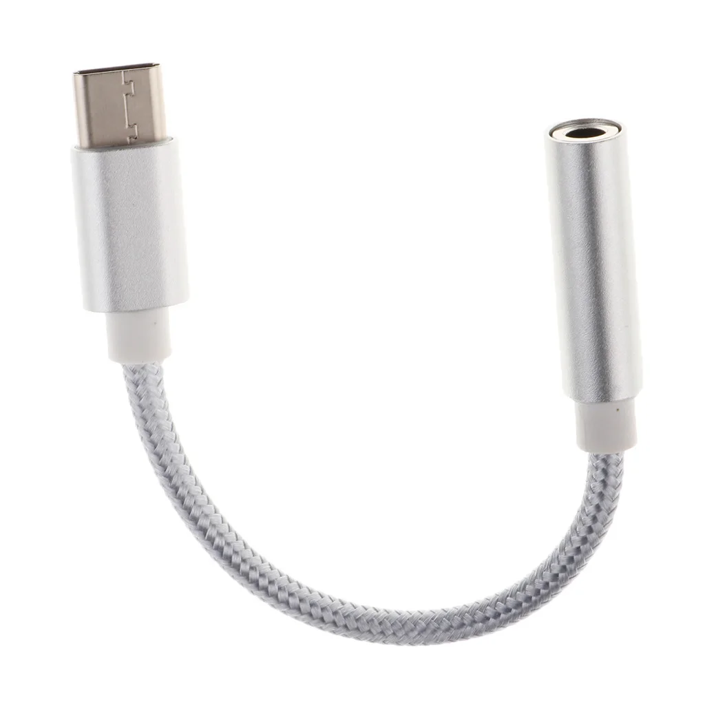 USB-C Type C To 3.5 Mm Headphone Jack Adapter Earphone Audio Cable Audio Converter USB C Earphone Jack Adapter