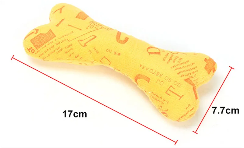 Print puppy chew toy