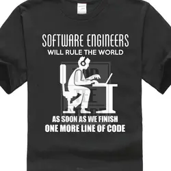 Забавный программное обеспечение инженер футболка правило мир Шутка Подарок компьютер кодирования F4B