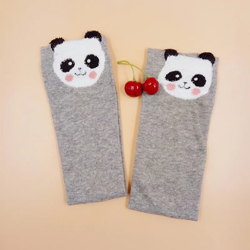 FUNIQUE/2 пары носков Kawaii с животными забавные новые длинные хлопковые носки для