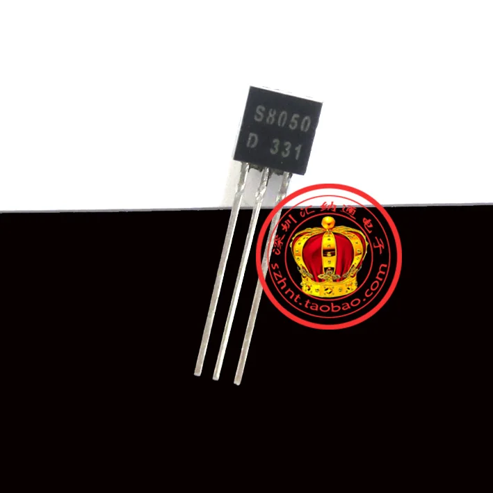 (20PCS) S8050 D331 TO 92 copper foot 8050 triode transistor long