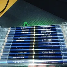 1200 шт./партия, DHL, Фирменная Новинка, карандаш для глаз M.N, косметика для карандашей черного и кофейного цвета, 2 цвета в 1, карандаш для макияжа