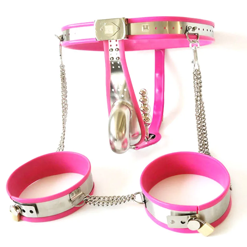 Stainless steel chastity belt male strapon pants anal plug thigh ring penis bdsm cock cage men chastity device sex products Stainless steel chastity belt male strapon pants anal plug thigh ring penis bdsm cock cage men chastity device sex products
