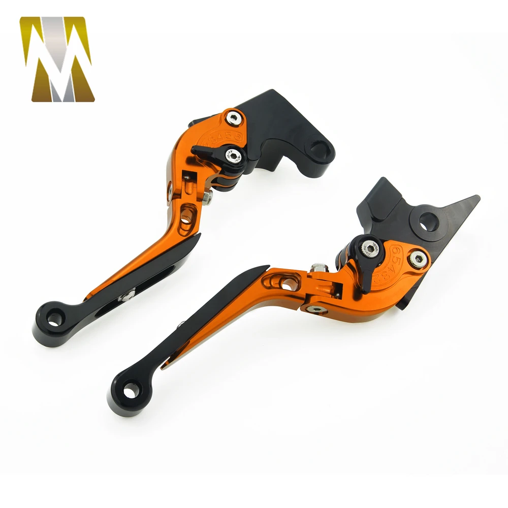 For Yamaha MT07 MT09 FZ1 FZ6 FAZER FZ6R XJ6 DIVERSION Folding Extendable Adjustable Brakes Clutch Levers CNC Aluminum (10)