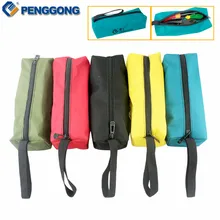 PENGGONG alet çantası depolama çanta Oxford tuval su geçirmez yardımcı çanta için çok amaçlı küçük metal parçalar taşıma kolları ile 1 adet(China)