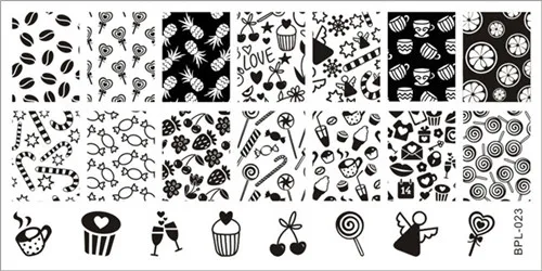 BORN PRETTY Nail Art шаблонные штампы пластина Весенняя серия цветок Прямоугольник маникюрная пластина с изображениями для нейл-арта - Цвет: 20789