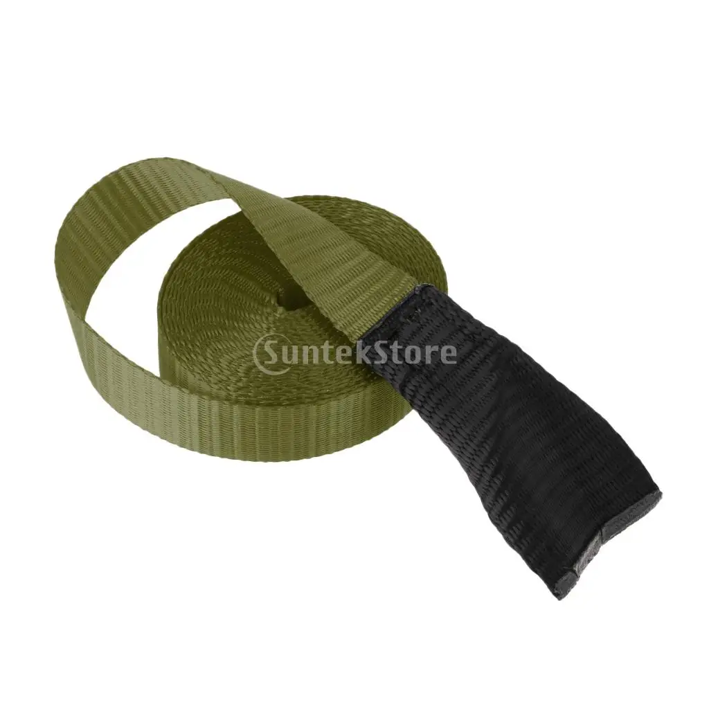 1 inch Wide 5 Meters / 3 Meters Kayak Canoe SUP Tie Down Strap Pack Lashing Belt Metal Buckle Fabric Protector