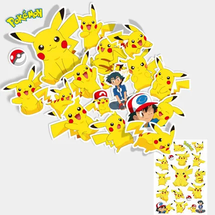 

18pcs Anime suitcase sticker cartoon laptop stickers