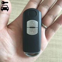 Free Shipping 2 Buttons Car Remote Key Card 433mhz for MAZDA CX-5 M2 M3 M5 M6 Premacy Atenza Demio Axela FCC ID SKE13E-01