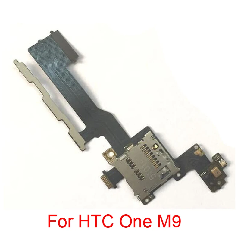 Включение/выключение питания, громкость Кнопка шлейф с SD кард-ридер для htc один M9 Запасная часть